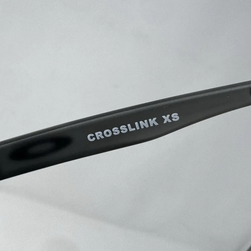 Oakley Crosslink XS OY8002-0349 Satin Grey Smoke Eyeglass Frames 49-14-122